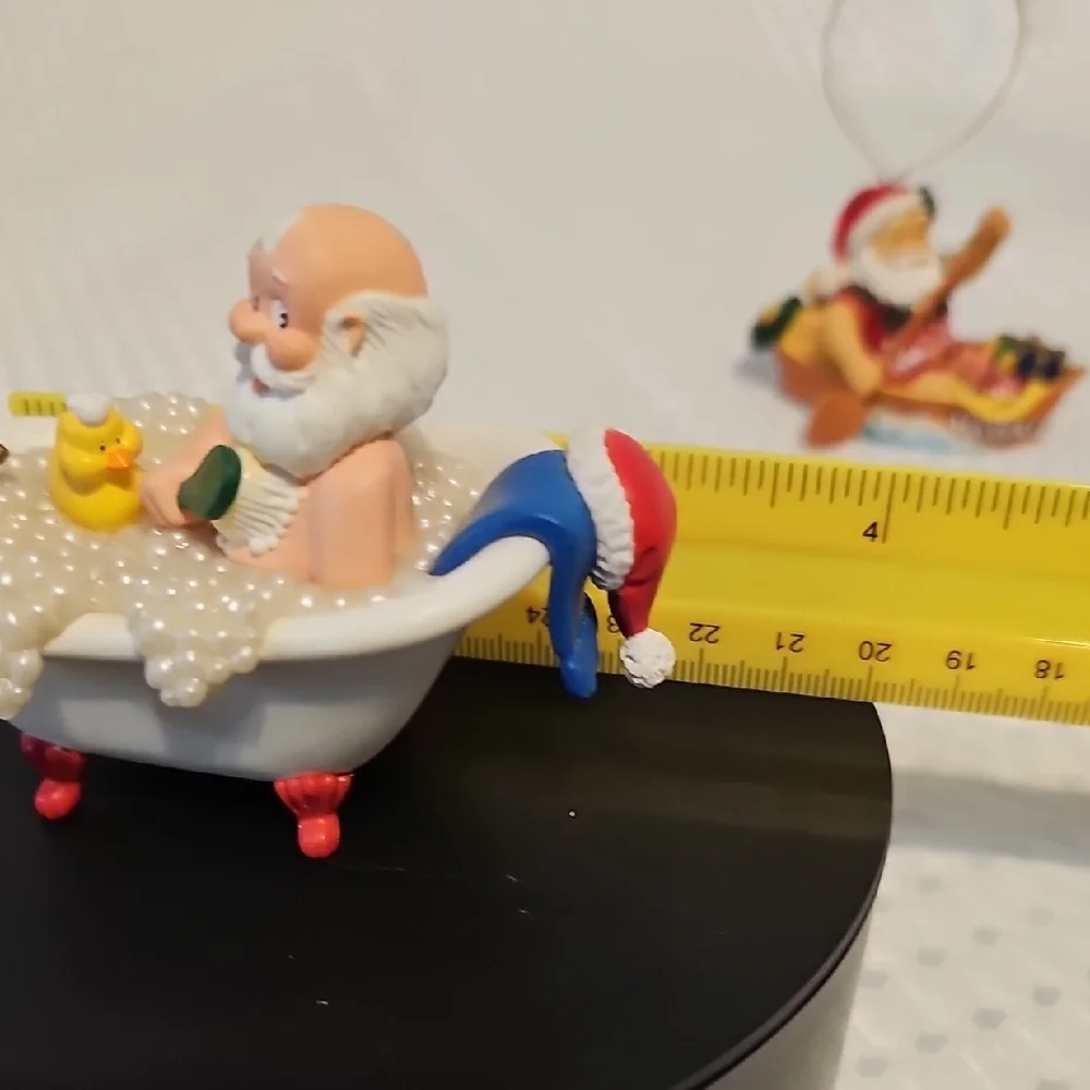 Santa Claus Holiday Ornament And Figurine Set - Multicolor